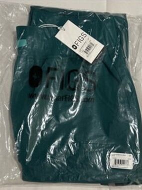 Figs Scrub Pants, Hunter Green, Yola HW S/Petite